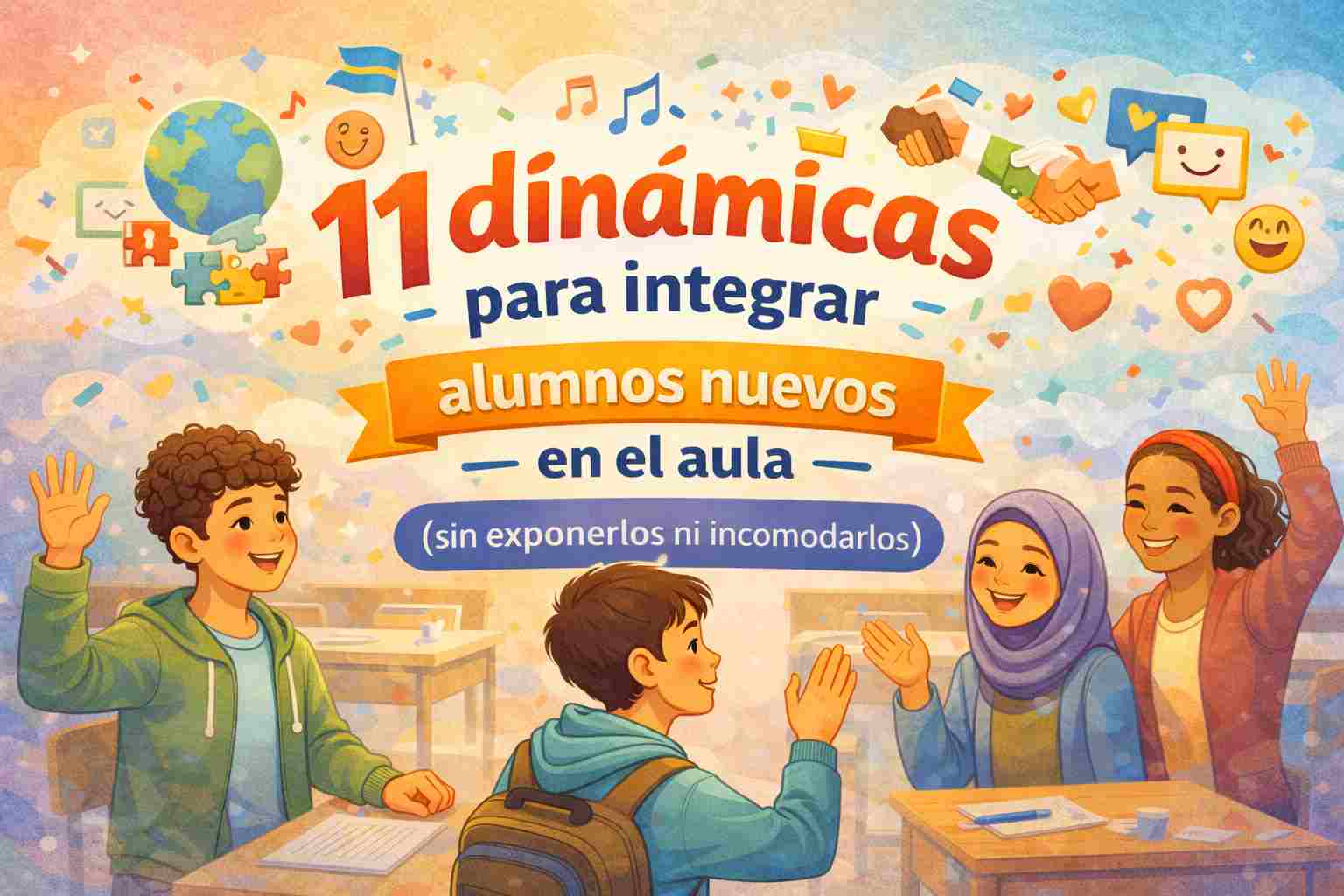 dinámicas para integrar alumnos nuevos en el aula de forma respetuosa