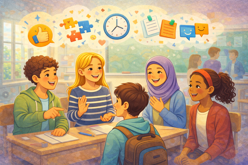 dinámicas para integrar alumnos nuevos en el aula con estudiantes en clase