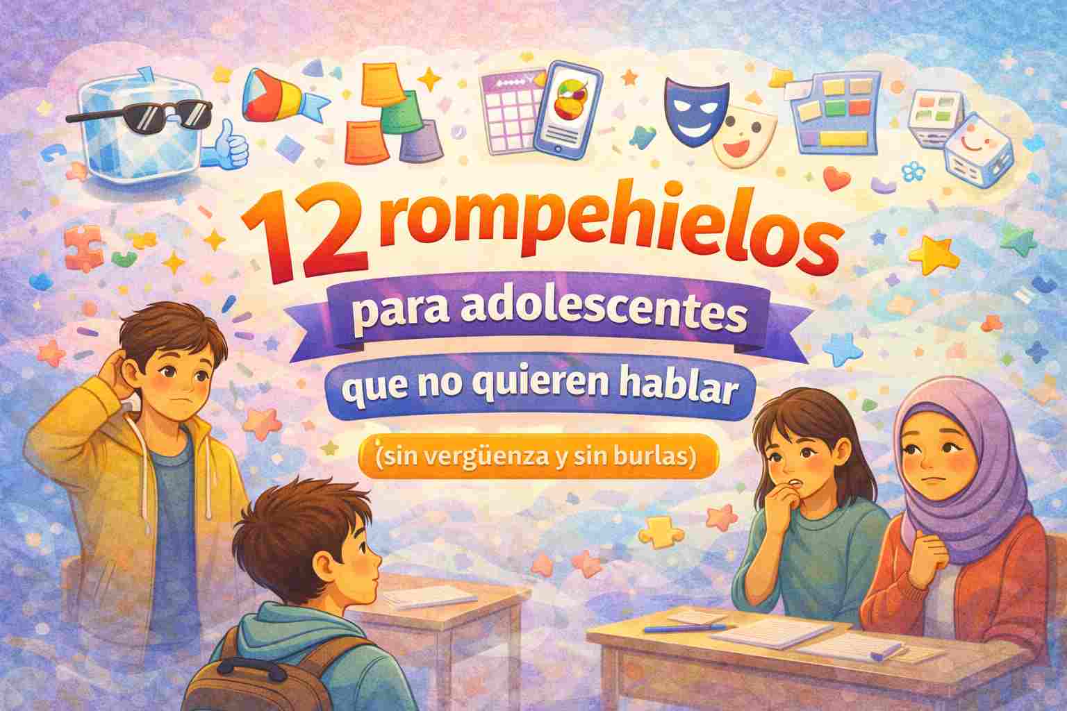 rompehielos para adolescentes que no quieren hablar en el aula