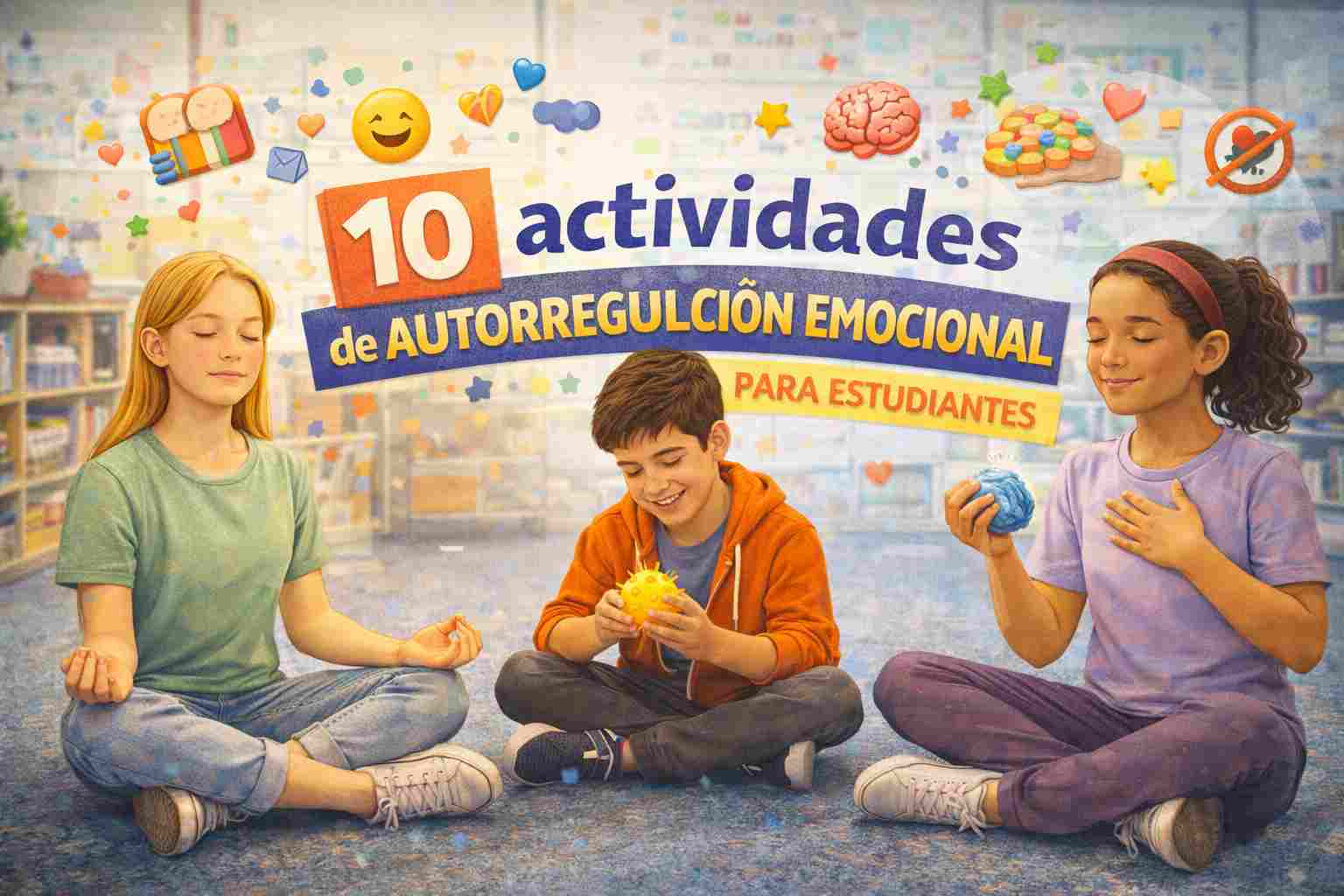 actividades de autorregulación emocional para estudiantes en el aula aplicadas por un docente