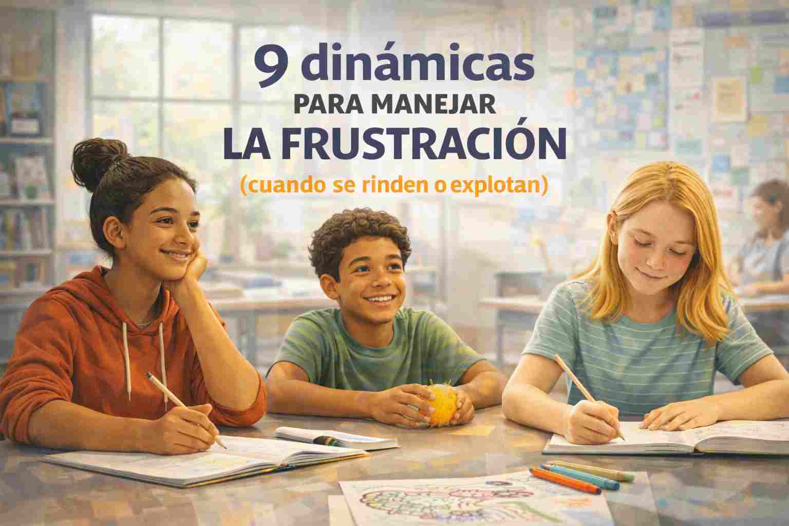 dinámicas para manejar la frustración aplicadas por un docente en el aula