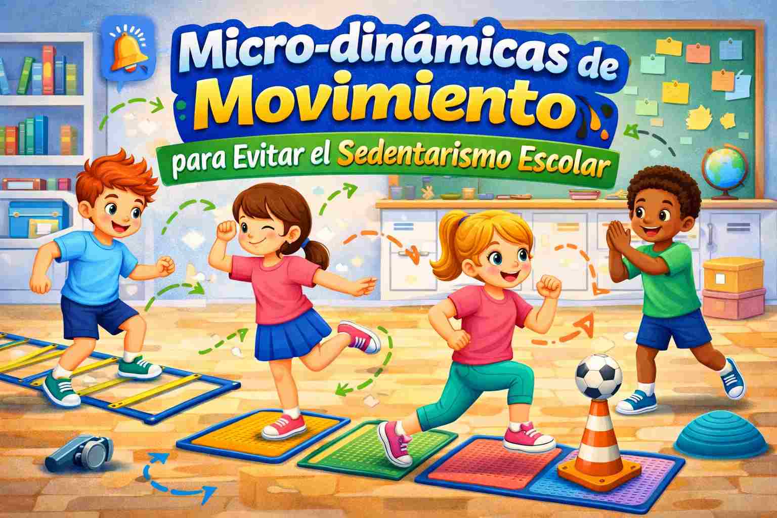 Micro-dinámicas de Movimiento para Evitar el Sedentarismo Escolar profesional