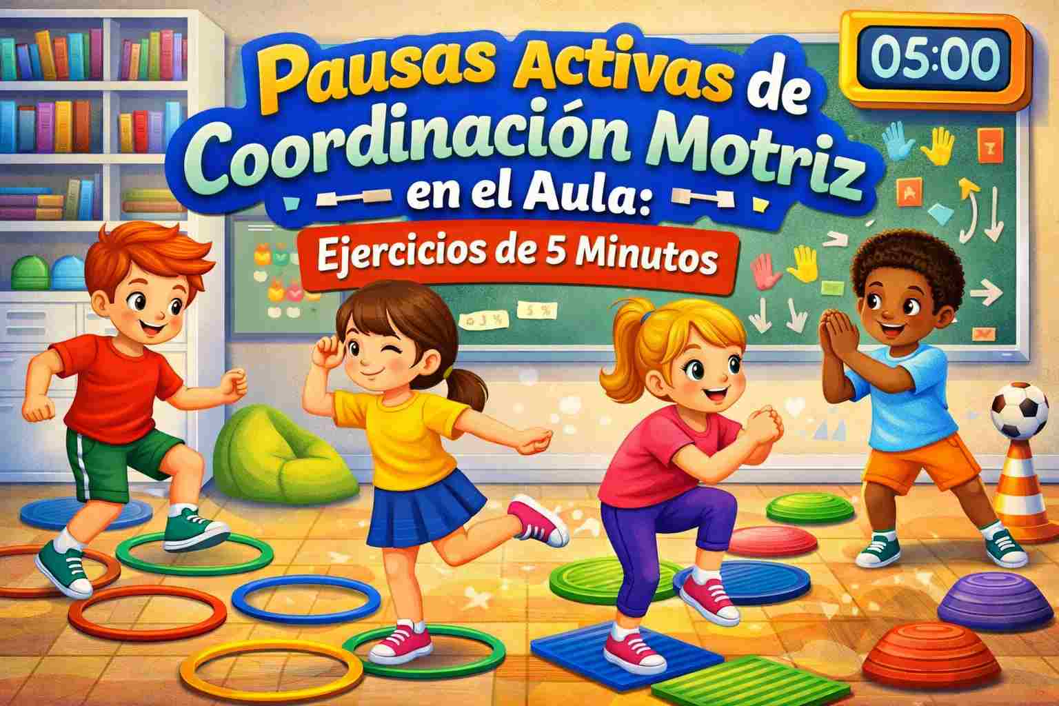 Pausas activas de coordinación Motriz en el Aula: Ejercicios de 5 Minutos