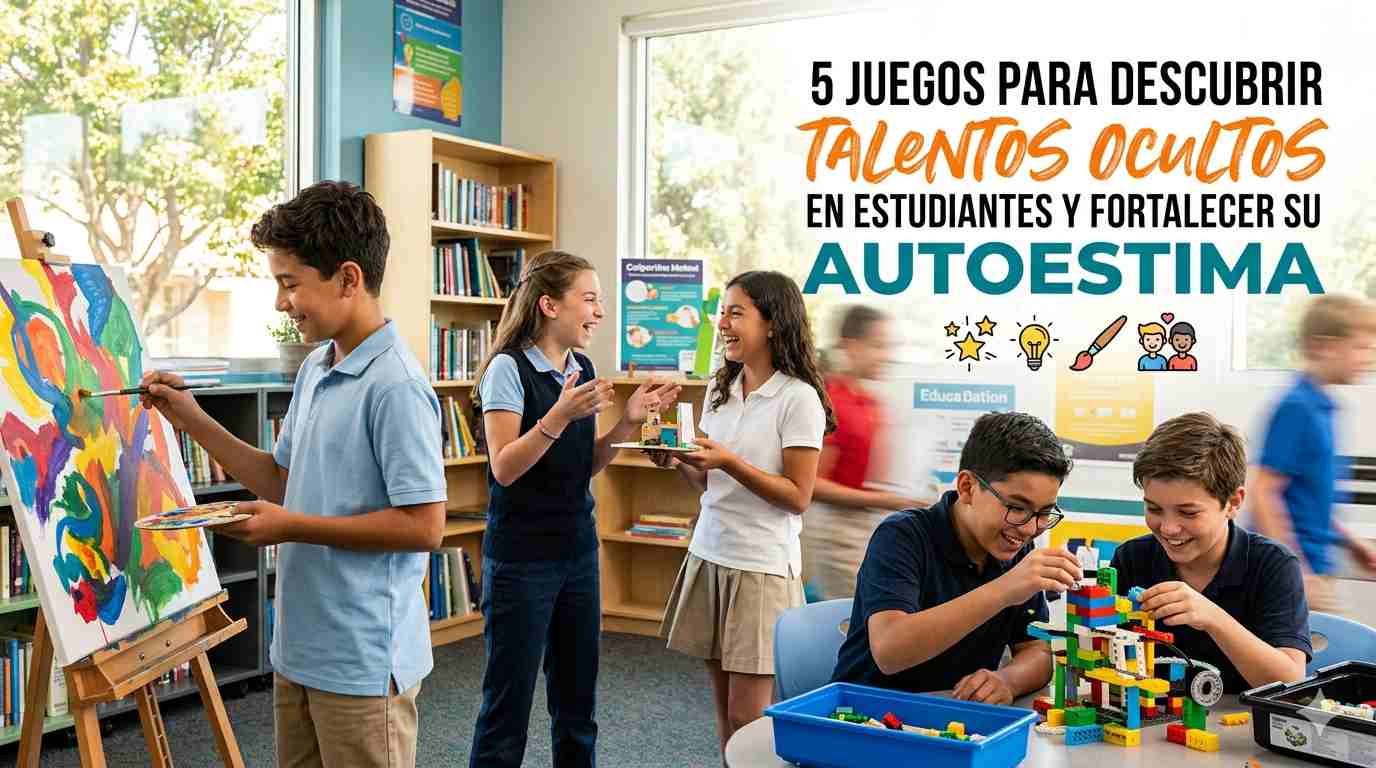 5 juegos para descubrir talentos ocultos en estudiantes y fortalecer su autoestima