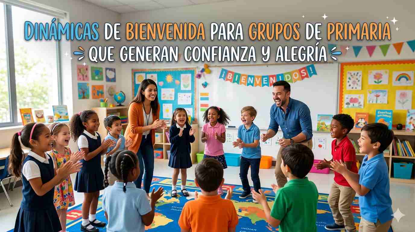 Dinámicas de bienvenida para grupos de primaria que generan confianza y alegría