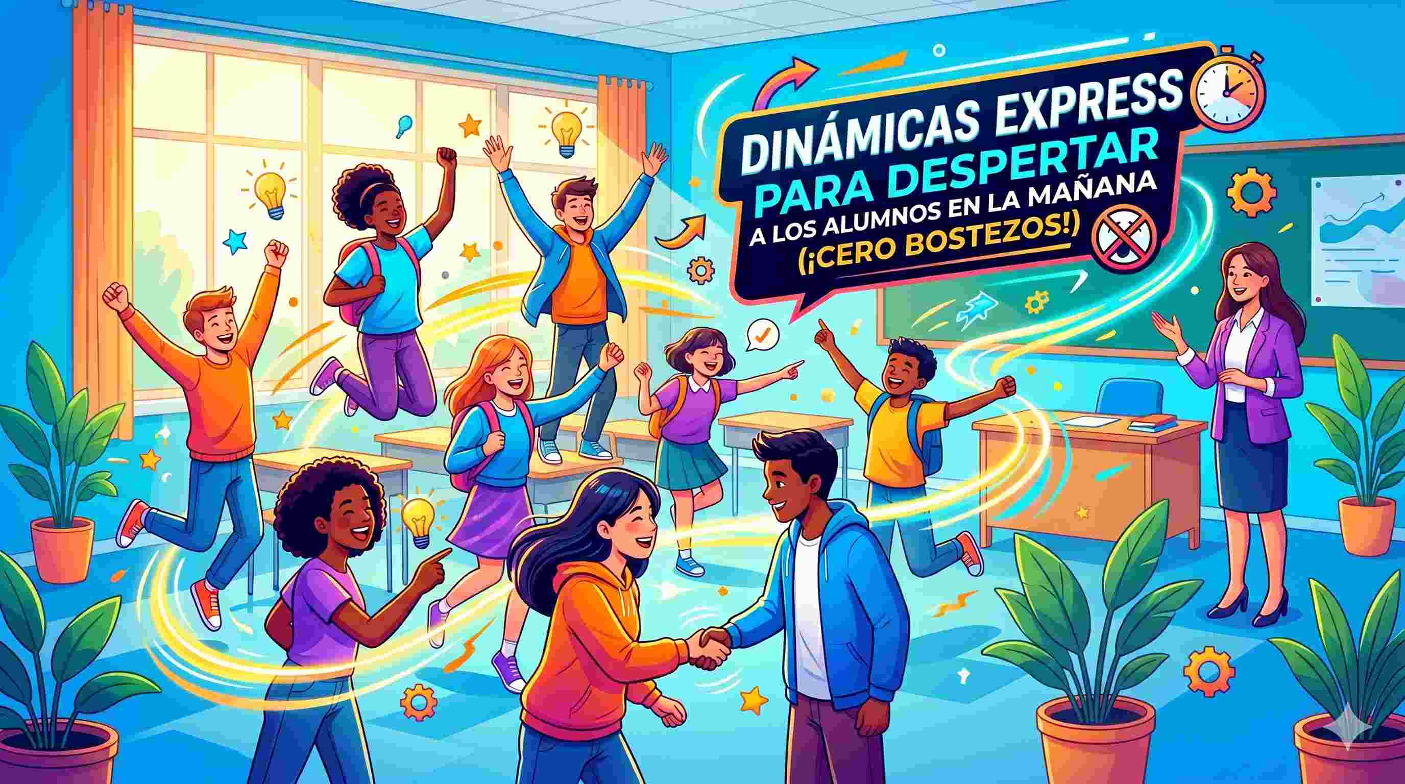 Dinámicas Express para Despertar a los Alumnos en la Mañana (¡Cero Bostezos!)