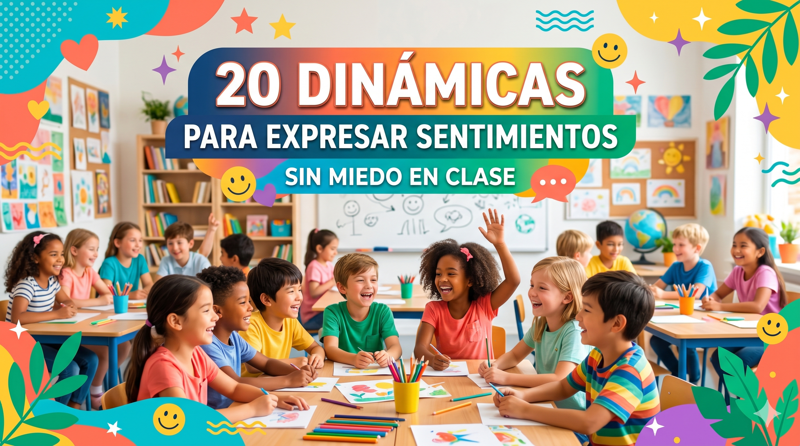 20 Dinámicas para expresar sentimientos sin miedo en clase