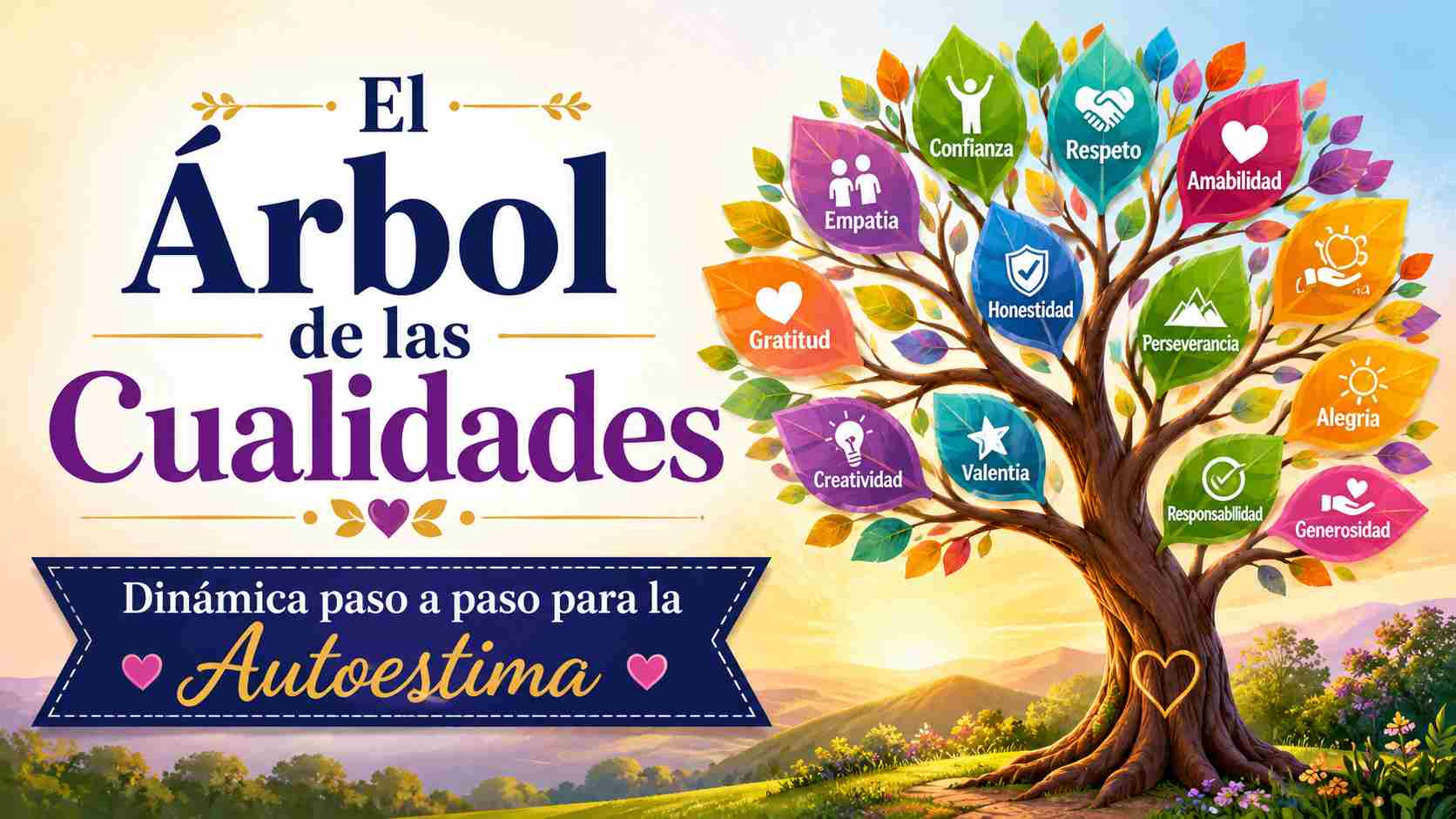 El Árbol de las cualidades Dinámica paso a paso para la Autoestima