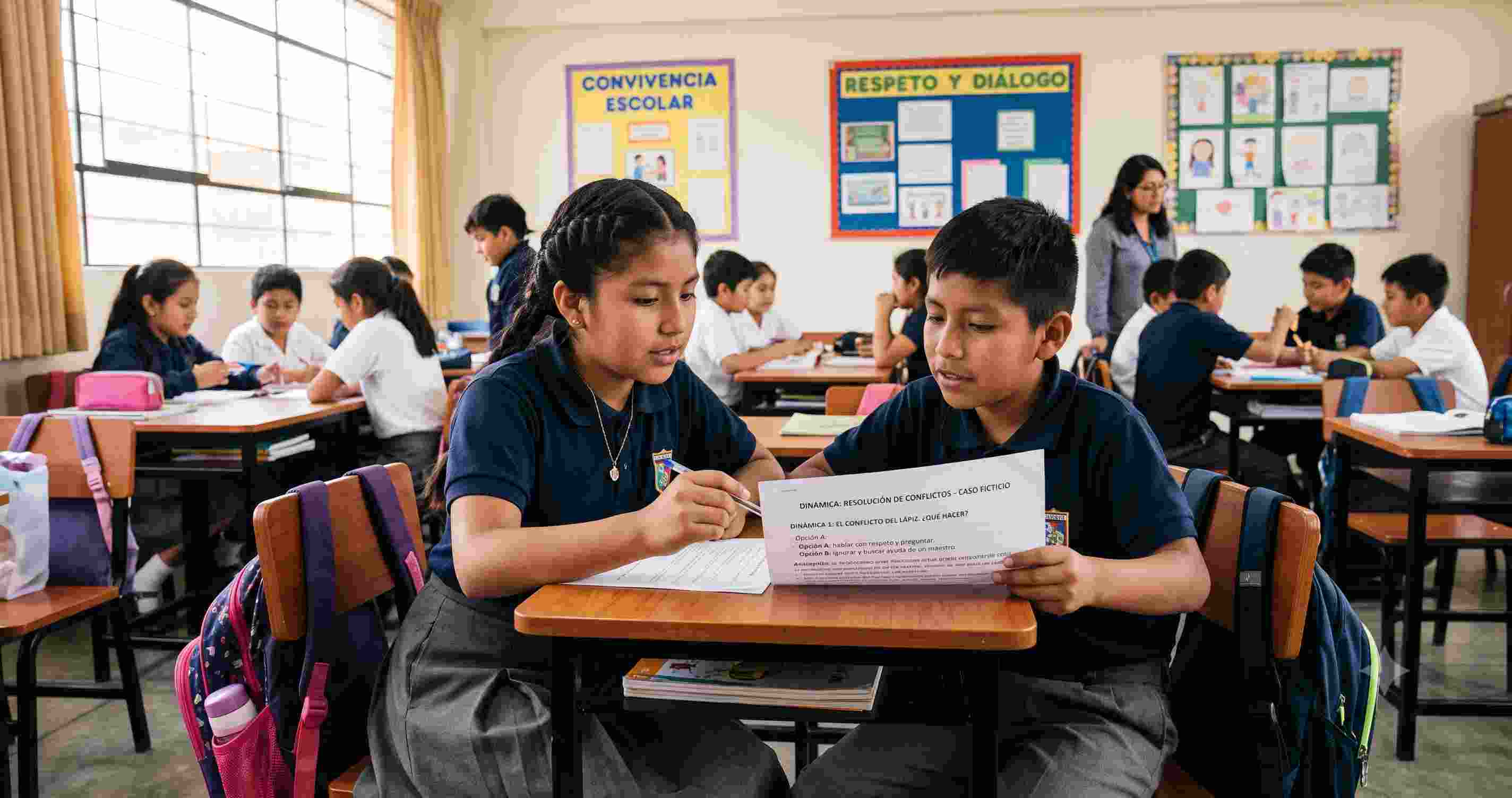 8 dinámicas breves para resolver situaciones escolares ficticias